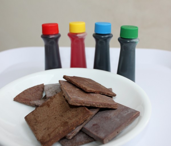chocolate and artificial food color
